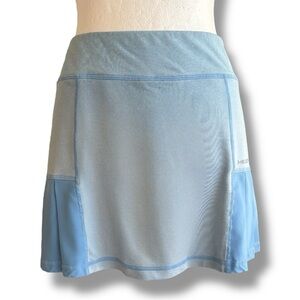Head Blue Side Pleats A-Line Tennis Pickleball Golf Skort. Women’s Size Large